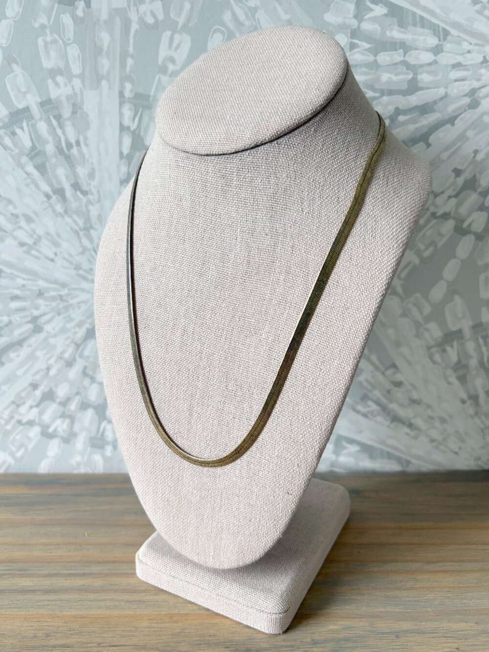J.Crew Herringbone Chain Necklace in Gold - Pre-Loved - MSRP $38